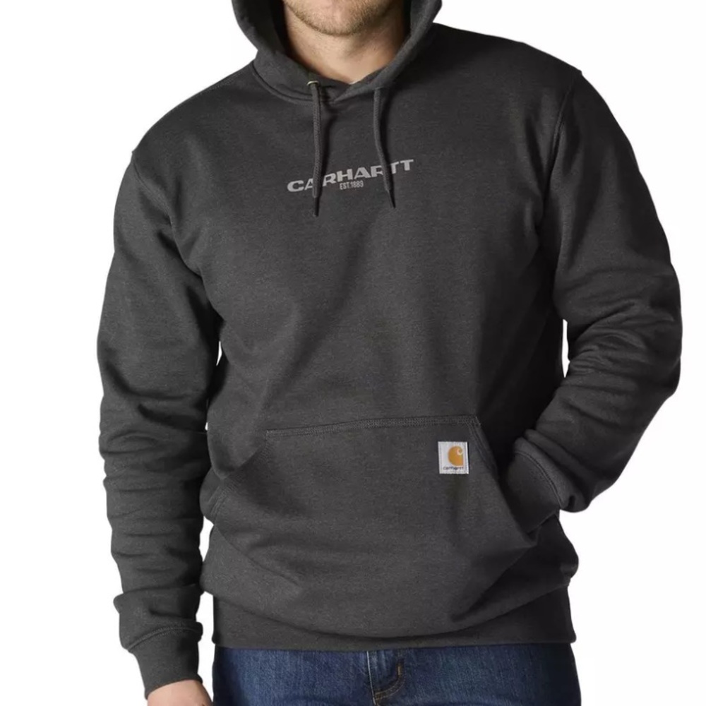 Carhartt Rain Defender Loose Fit Midweight 1889 Graphic Hoodie Men’s Size Med